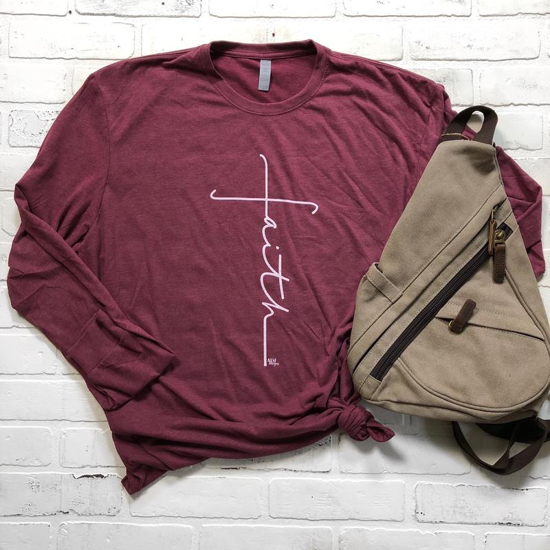 faith t shirt with cross